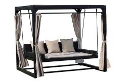 Solseng-Hammock BARCELONA 236x180xH210cm Beige,Svart