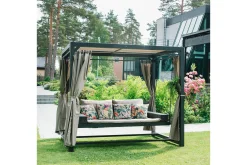 Solseng-Hammock BARCELONA 236x180xH210cm Beige,Svart
