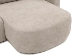 Sovesofaer-Hanish Sovesofa med dobbel sjeselong 5-seter Hvit