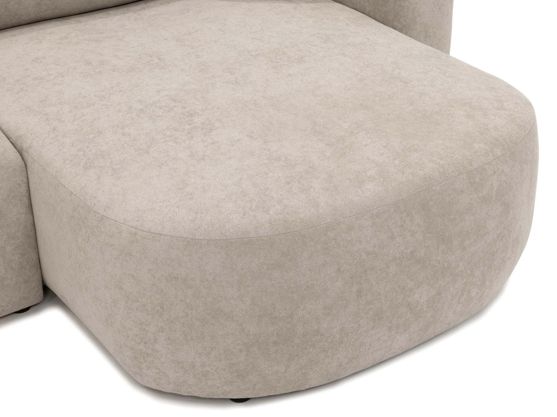 Sovesofaer-Hanish Sovesofa med dobbel sjeselong 5-seter Hvit