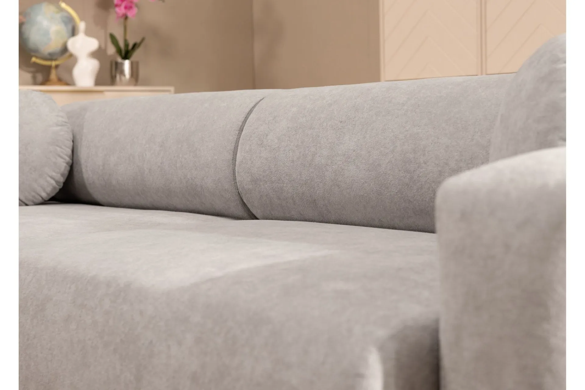 Hanish Sovesofa med Sjeselong 3-seter