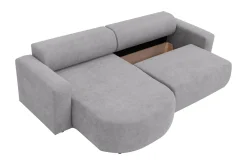 Hanish Sovesofa med Sjeselong 3-seter