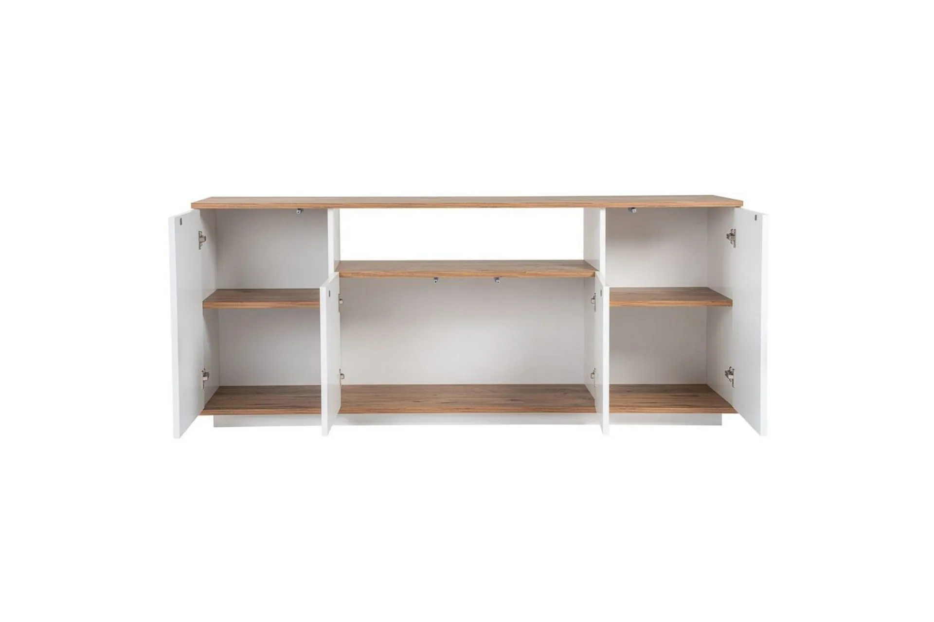 Gangbord|Avlastningsbord-Hano Konsollbord 180 cm Mellomfarget tre,Hvit