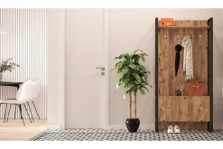 Møbelsett Til Gang & Entre|Møbelsett Til Gang & Entre-Hardyng Hallmöbelset 34x90 cm Dobbel Venstre Natur
