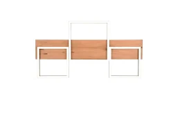 Trio Lighting Taklampe|Kjøkkenlampe-Harper LED-Taklampe 65 cm Mattsvart/Tre