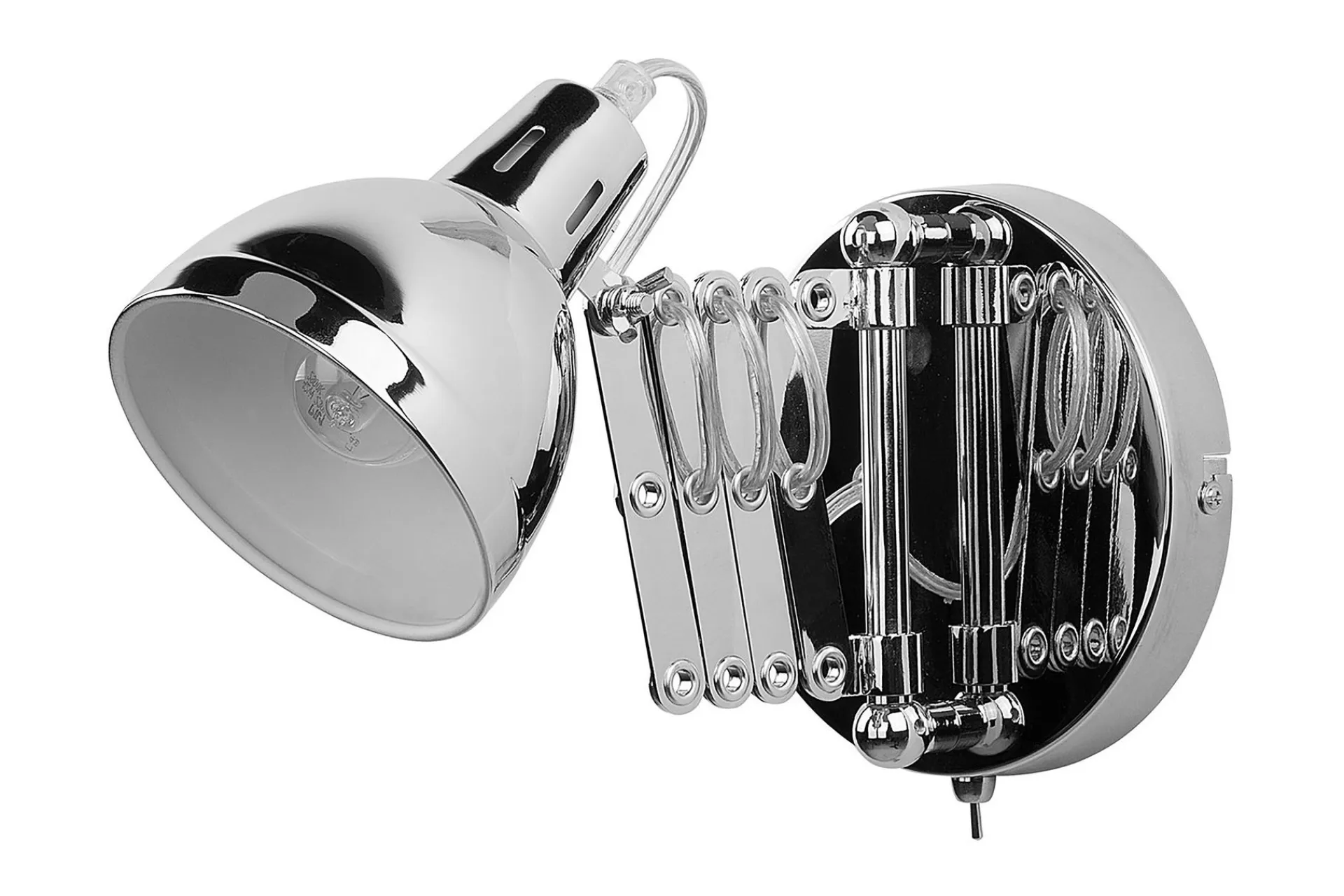 Nattbordslampe|Soveromslampe-Harrington Vegglampe 33 cm Sølv