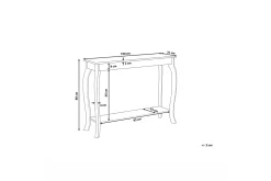 Gangbord|Avlastningsbord-Hartford Avlastningsbord 100 cm Hvit