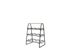 Oppbevaringshylle-Haruaki Vinstativ 33x29 cm 46x Svart