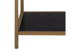 Bokhylle-Hasslevik Bokhylle 77x35 cm 4 Hyller Svart