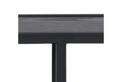 Vegghylle-Hasslevik Vegghylle 77x20 cm 4 Hyller Svart