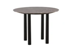 VIND Spisebord & Kjøkkenbord-Havsten Spisebord 106 cm Svart