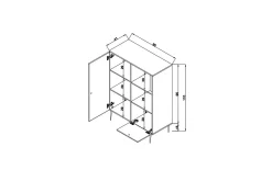 Hazeran Kommode 40 cm
