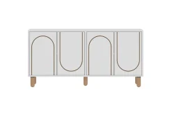 Gangbord|Avlastningsbord-Hearst Konsollbord 150 cm Hvit