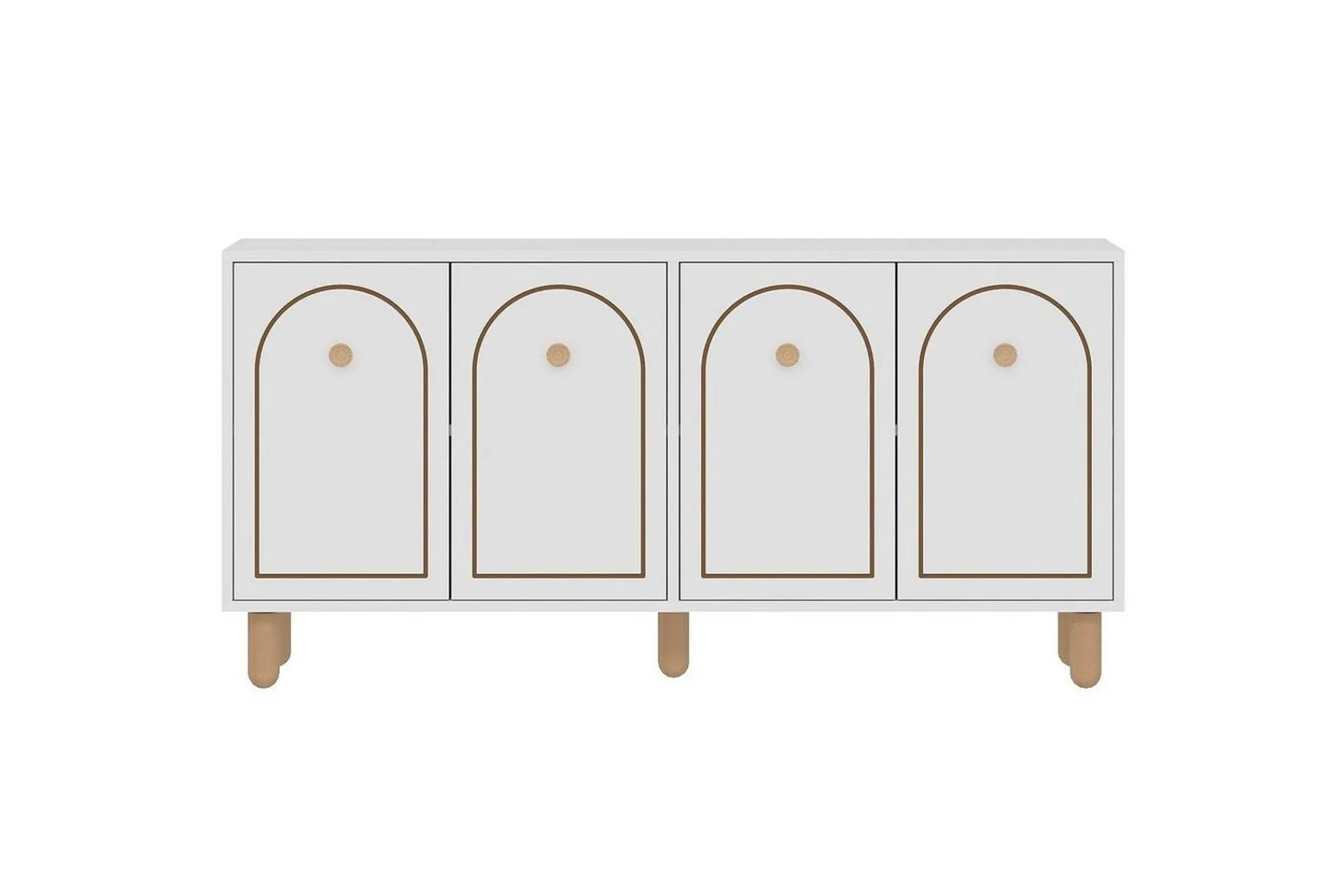 Gangbord|Avlastningsbord-Hearst Konsollbord 150 cm Hvit