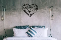 Heart Metal Decor Veggdekor
