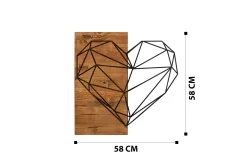 Heart Veggdekor