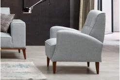 Lenestoler-Heiss Lenestol med Armlene Grey