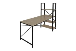 Hejde Skrivebord 160 cm med Oppbevaringshyller