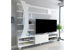 Tv-Møbelsett-Hejde TV-Benk 180 cm Hvit