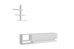 Tv-Møbelsett-Hejde TV-Benk 180 cm Hvit