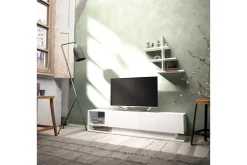 Tv-Møbelsett-Hejde TV-Benk 180 cm Hvit