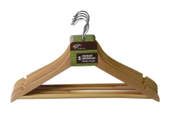 Knaggerekke-Hengere 5 stk/set Tre/Natur