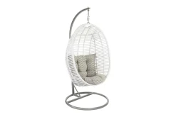 Hengestoler-Hengestol CORA med puter 96x96xH198cm Hvit
