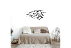 Skilt-Herd Of Birds Veggdekor Svart