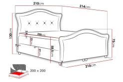 Hestra Lux Kontinentalseng 200x200 cm
