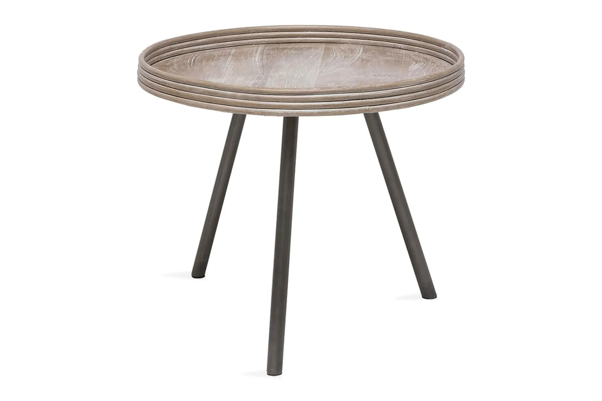 Hillerstorp Loungebord & Sofabord Utendørs|Balkongmøbler-Leicester Bord Ø50 Cm Beige,Grey