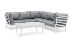 Hillerstorp Veranda & Terrasse|Loungesett-Lidnäs Sofagruppe Hvit
