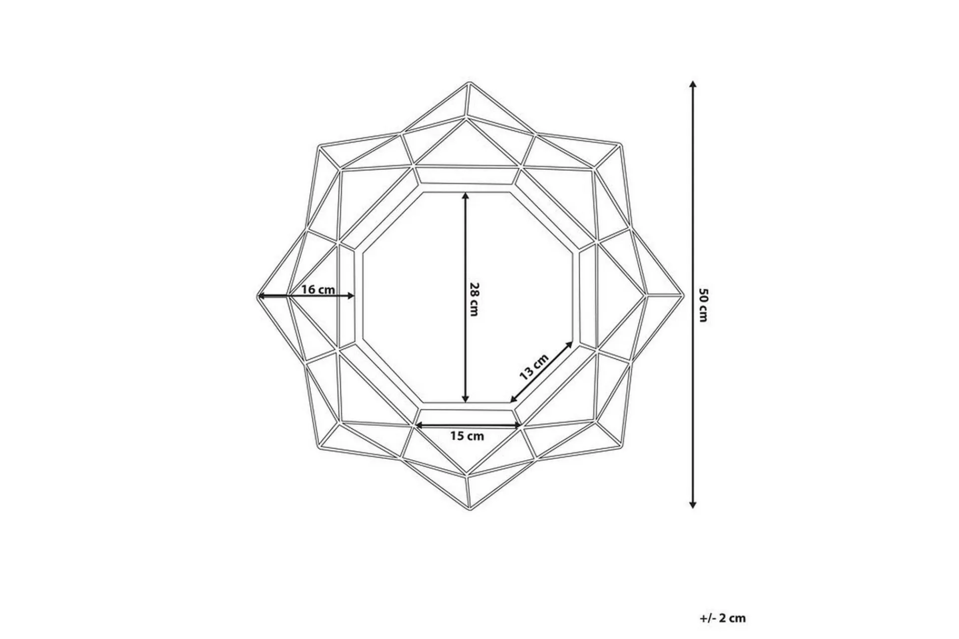 Hillion Speil 50 cm