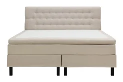 Bedly Kontinentalsenger|Komplett Sengepakke-Hilton Komplett Sengpakke 160x200 cm Kontinentalseng med diamant sengegavl Beige