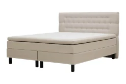 Bedly Kontinentalsenger|Komplett Sengepakke-Hilton Komplett Sengpakke 160x200 cm Kontinentalseng med diamant sengegavl Beige