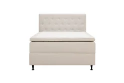 Bedly Kontinentalsenger-Hilton Plus Komplett sengepakke med oppbevaring 120x200 cm Lys beige