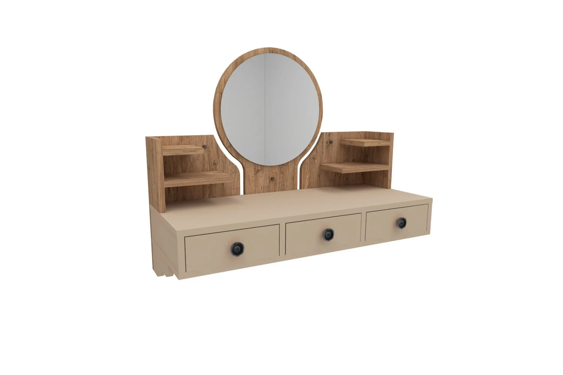 Sminkebord & Toalettbord-Hines Sminkebord 90 cm Brun,Beige