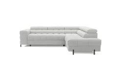 Sovesofaer-Hjørnesofa Eltap Ferucce 276x200x93 cm Lysegrå