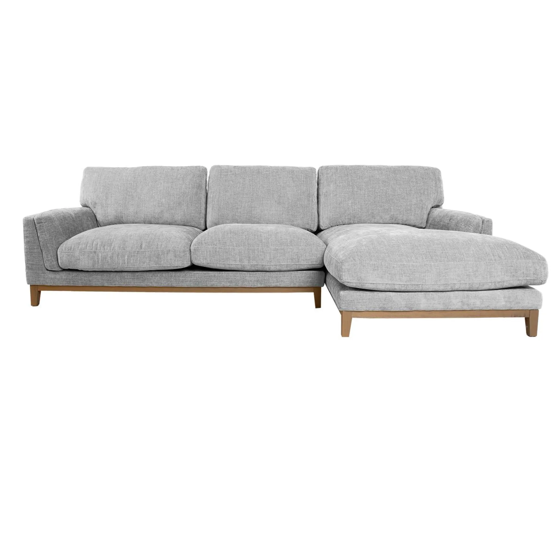 Hjørnesofa-Hjørnesofa HOME4YOU Basil Høyre hjørne grå