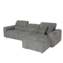 Hjørnesofa-Hjørnesofa HOME4YOU BELISMA høyre hjørne beige