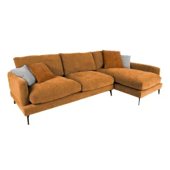 Hjørnesofa-Hjørnesofa HOME4YOU Daisy Høyre hjørne brun