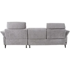 Hjørnesofa HOME4YOU Dayton elektrisk recliner Lys grå Høyre hjørne