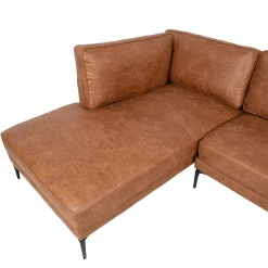 Hjørnesofa-Hjørnesofa HOME4YOU Sofia Venstre hjørne brun
