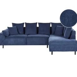 Hjørnesofa-Hjørnesofa Lunner Mørkeblå