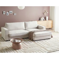 Hjørnesofa-Hjørnesofa Renders Ljusbrun
