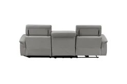 Loft24 Hjørnesofa-Hjørnesofa 3-seter Pareli Grå, Sunday Stoff, Høyre Manuell Recliner Grey