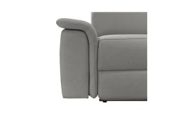 Loft24 Hjørnesofa-Hjørnesofa 3-seter Pareli Grå, Sunday Stoff, Høyre Manuell Recliner Grey