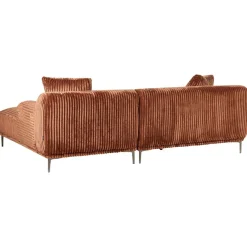 Hjørnesofa-Hjørnesofa Stenum Messing,Brun
