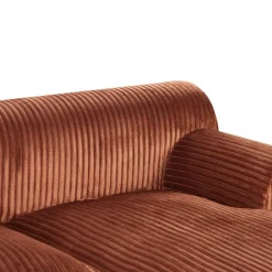 Hjørnesofa-Hjørnesofa Stenum Messing,Brun