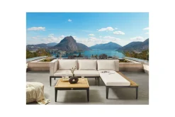 Hjørnesofa til hage med bord 3-seter Bracciano