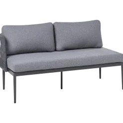 Hjørnesofa utendørs med bord 3-seter Leffe venstrevendt